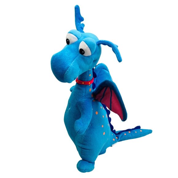 Disney Jr Talking Doc Mcstuffins Stuffy Dragon Plush Stuffed Animal 14" Tested - Picture 2 of 5